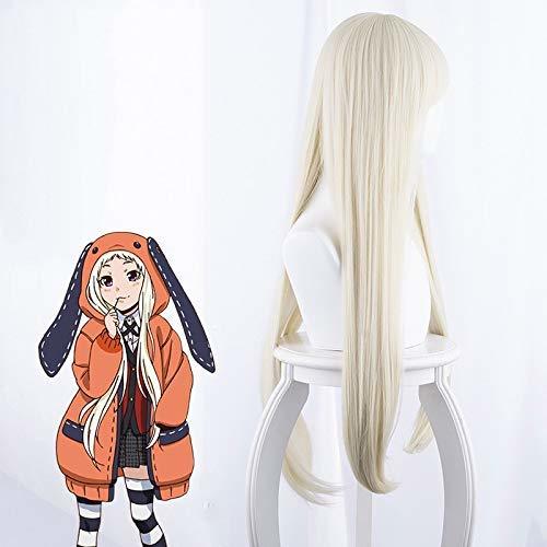 Producto HSZH Cosplay peluca Kakegurui Xx Yomoduki Runa para mujer niña 80 cm