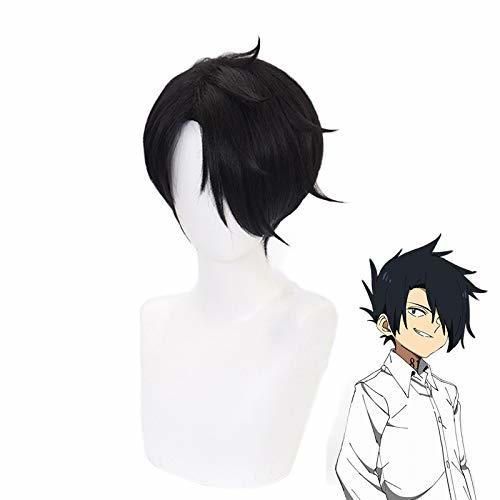 Ani·Lnc Cosplay peluca Neverland Ray Yakusoku Promise no Neverland Cosplay Accesorios para