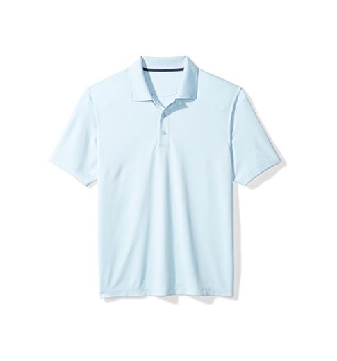 Amazon Essentials Quick-Dry Golf Polo Shirt, Azul