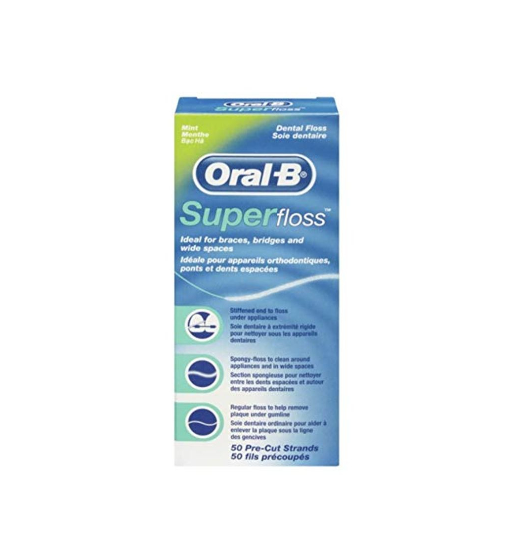 Social ORAL-B superfloss dientes seda 50 unidades, 12 unidades