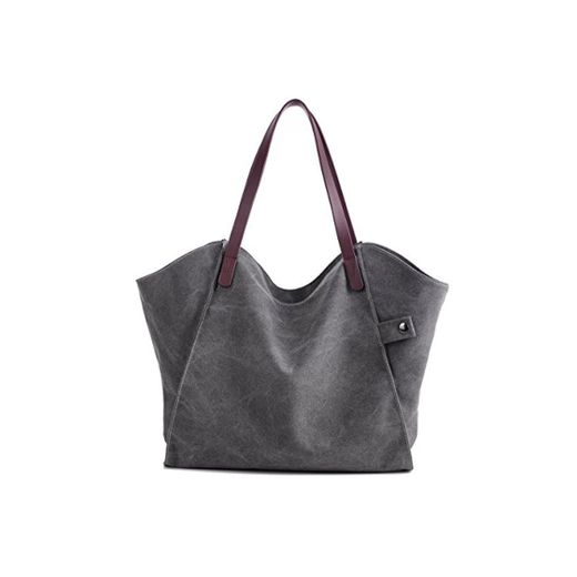 LOSMILE Mujer Bolsos de mano lona bolsos de hombro Bolsos totes Bolsos