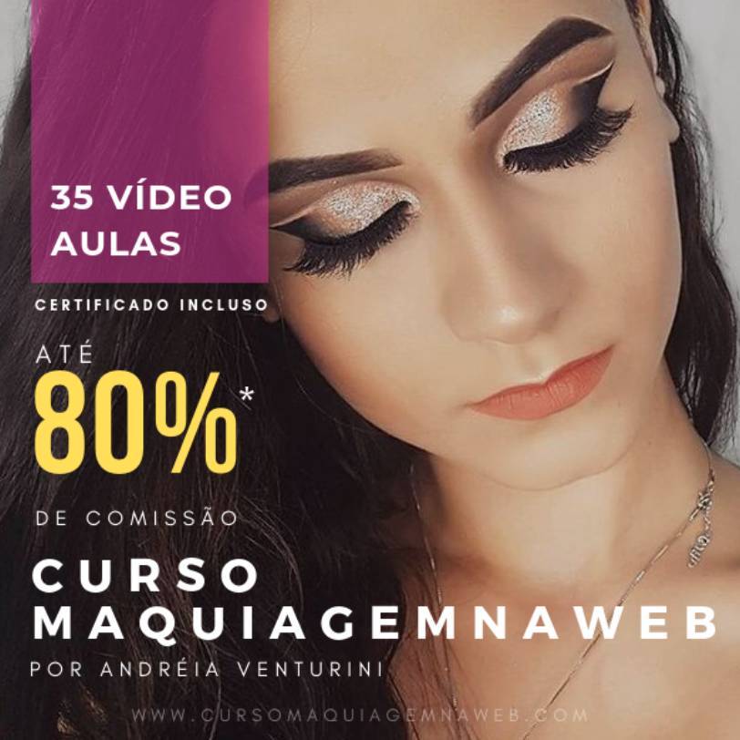 O Curso Maquiagem é totalmente Online, disponível por 1 ano.