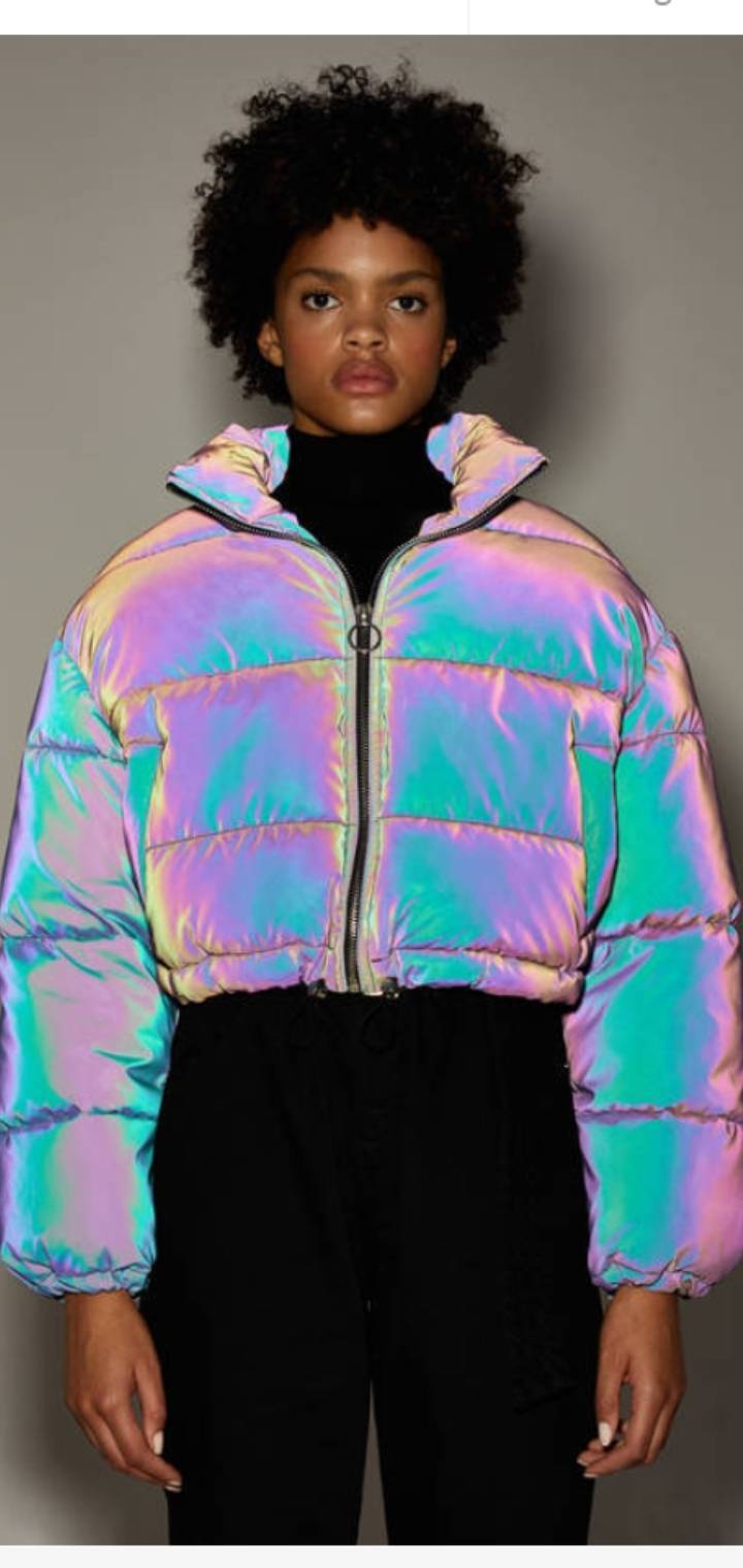 CAZADORA PUFFY REFLECTANTE