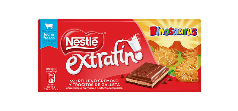 Producto Nestle dinosaurios