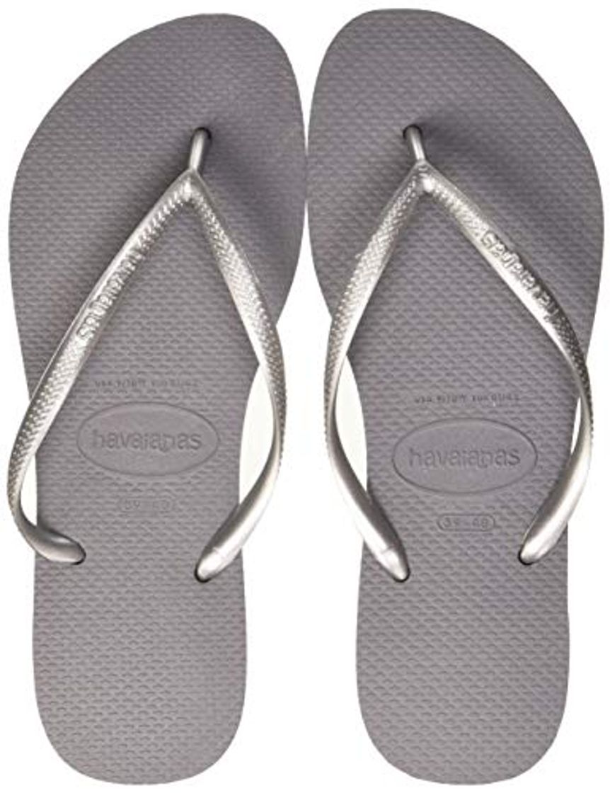 Social Havaianas Slim, Chanclas Mujer, Gris
