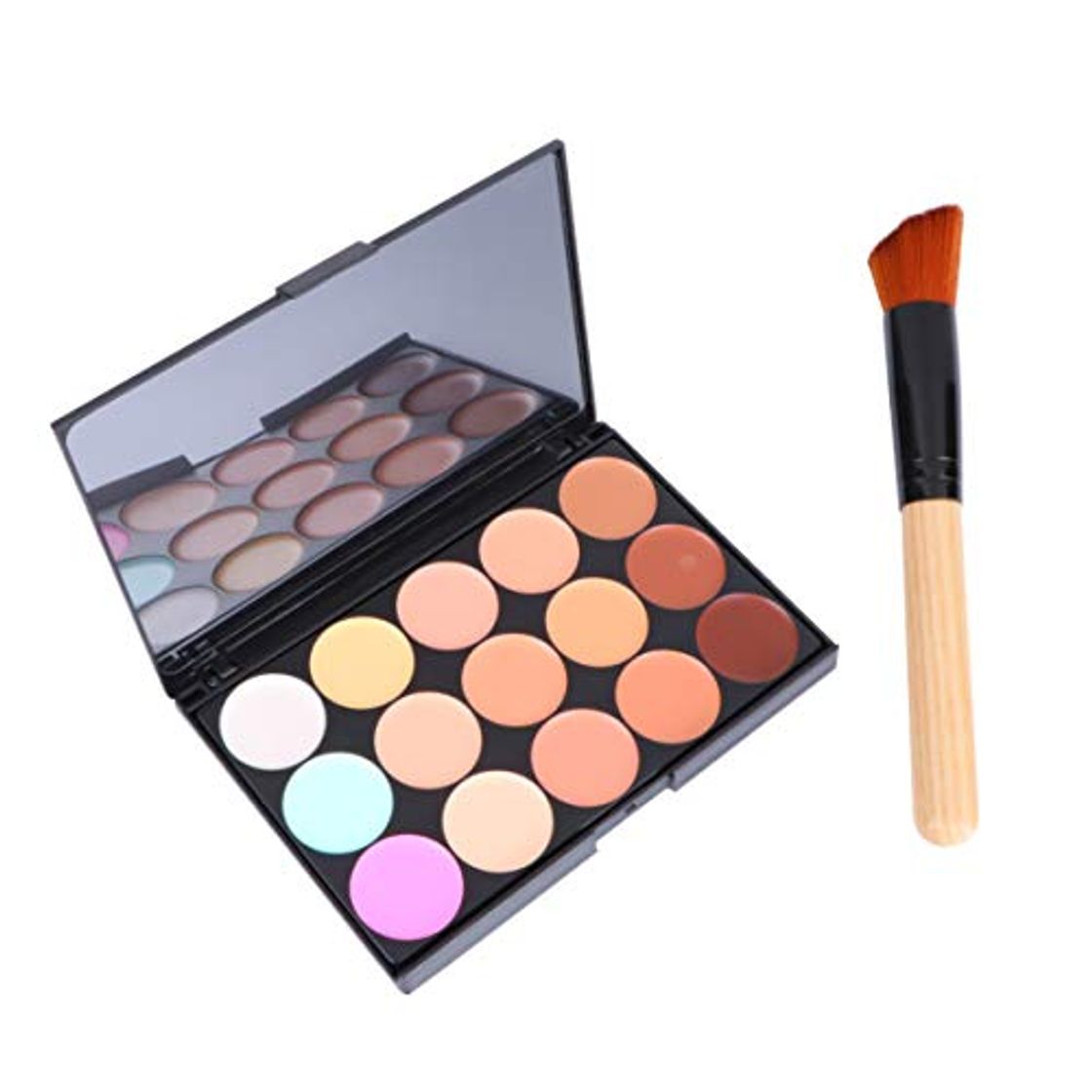 Social LEORX Face Contour Kit marcador maquillaje Kit 15 paleta crema corrector con