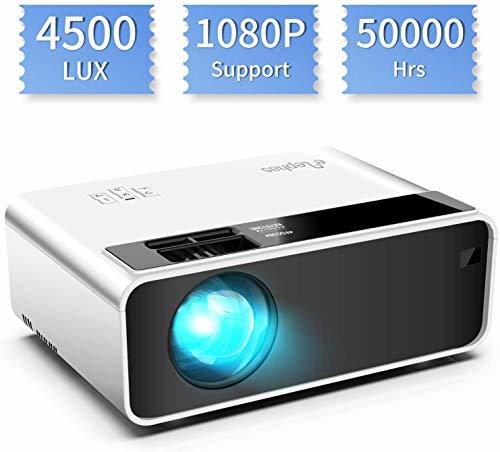 Producto Mini proyector, ELEPHAS Video Proyector 4500 Lux Proyector de Cine en casa