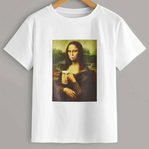 Camiseta Mona Lisa BEER