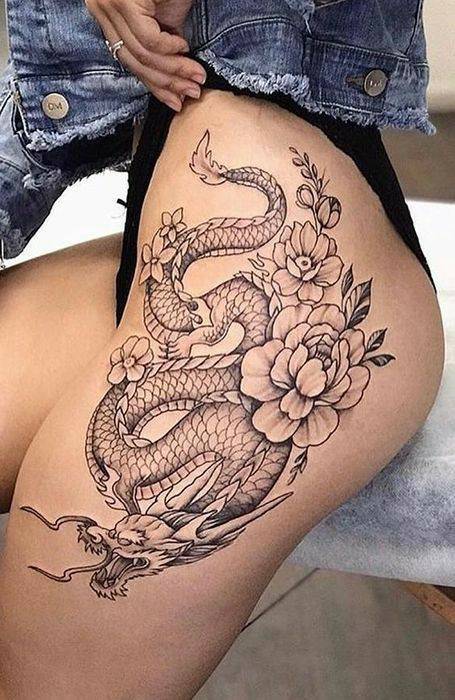 Moda Tatuaje Dragón 1