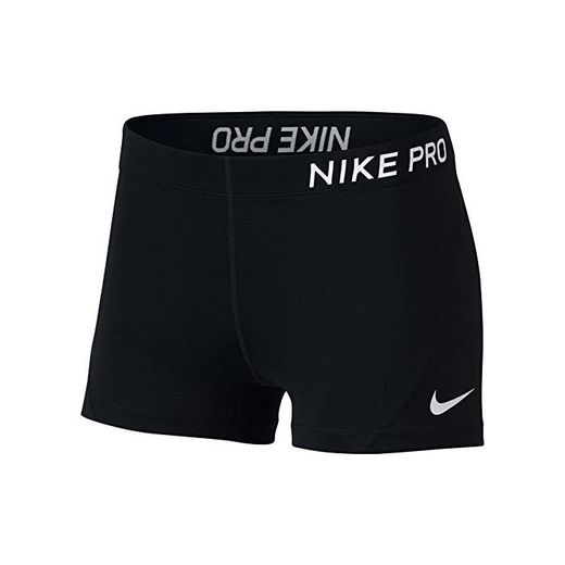 Nike Pro - Mallas Cortas para Mujer Negro Blanco/Negro Talla