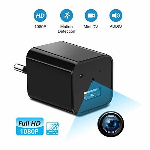 Supoggy Mini Cámara Espía 1080P Portátil Cámara Oculta Cámara Detector de Movimiento