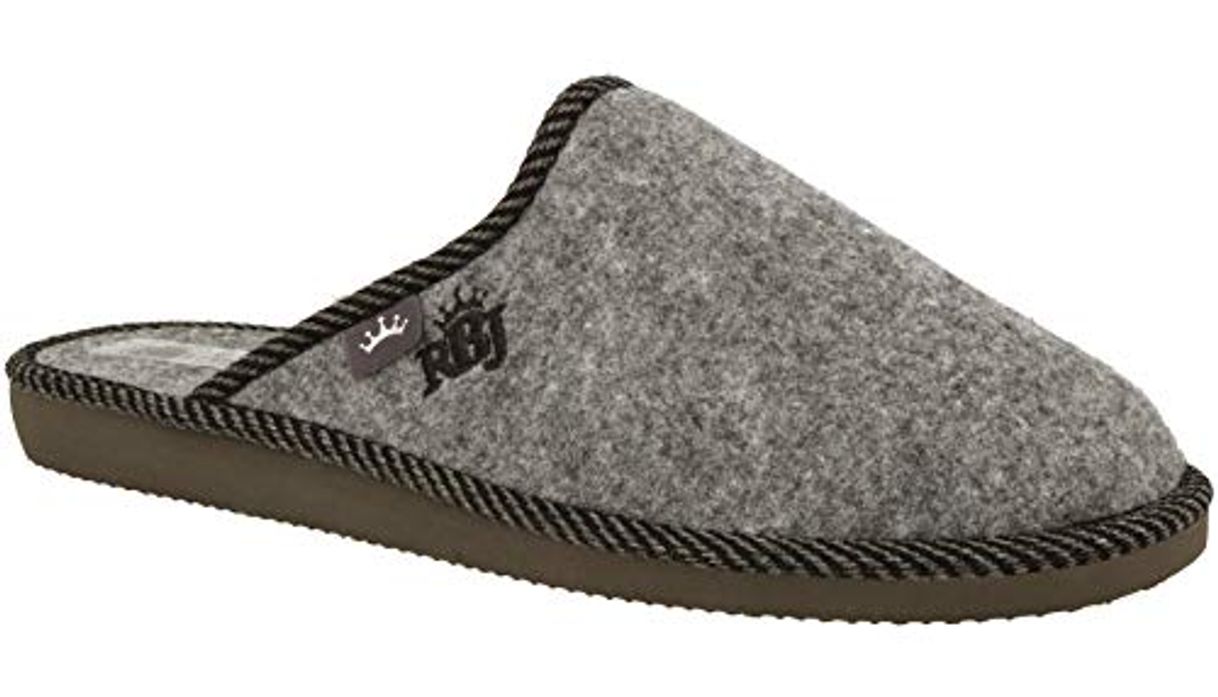 Product Zapatillas De Casa para Hombre De Fieltro De Lana Natural Calientes Transpirables