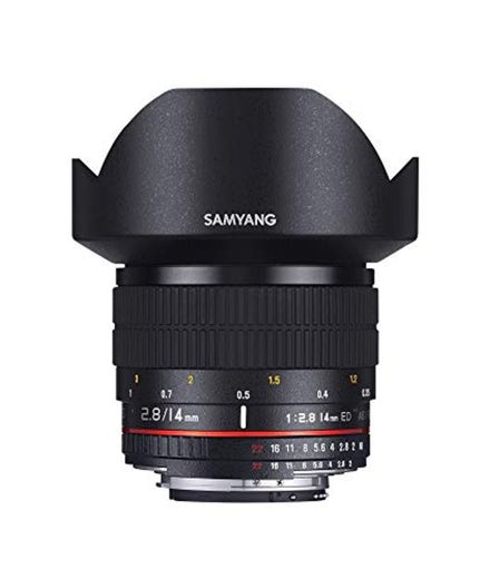 Samyang F1110603101 AE - Objectivo para Nikon