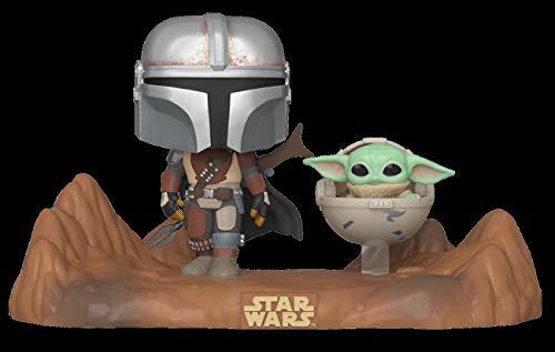 Juego Funko- Pop Moment: Mandalorian-Mandalorian & Child Figura Coleccionable, Multicolor