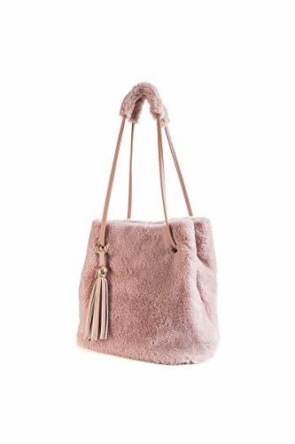 Product Howoo Mujer Invierno Piel sintética Bolsa de Hombro Felpa Bolso Mullido Bolsa