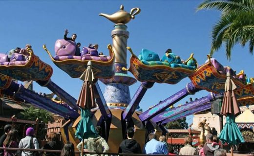 Tapetes Voadores do Aladino na Disneyland Paris