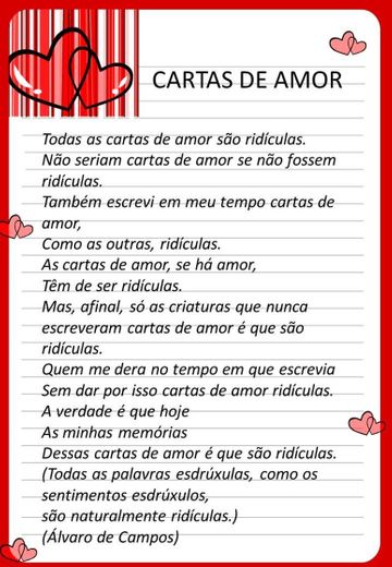 As mais lindas cartas de amor