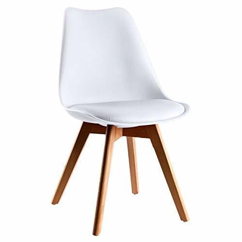 Silla Nórdica - Silla escandinava One Blanca - silla nordic scandi inspirada