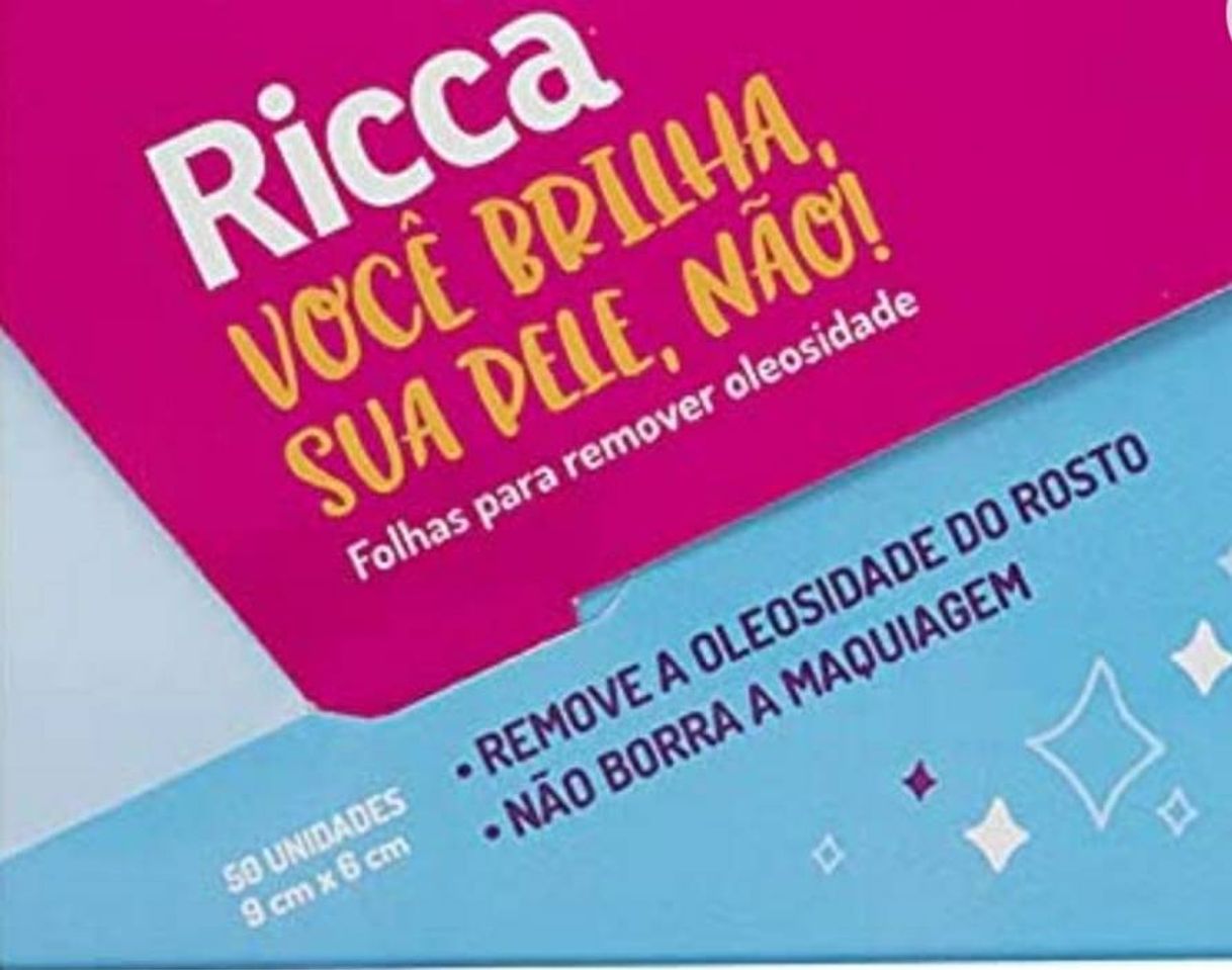 Fashion Folhas Ricca para remover oleosidade 