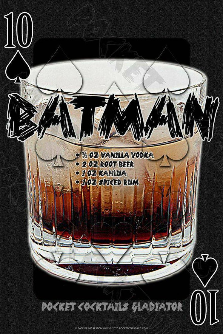 Moda Drink batman 