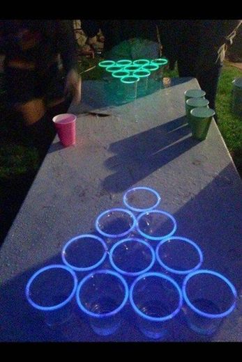 Ping pong com bebidas