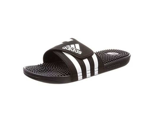 Adidas Adissage Zapatos de playa y piscina Unisex adulto, Negro