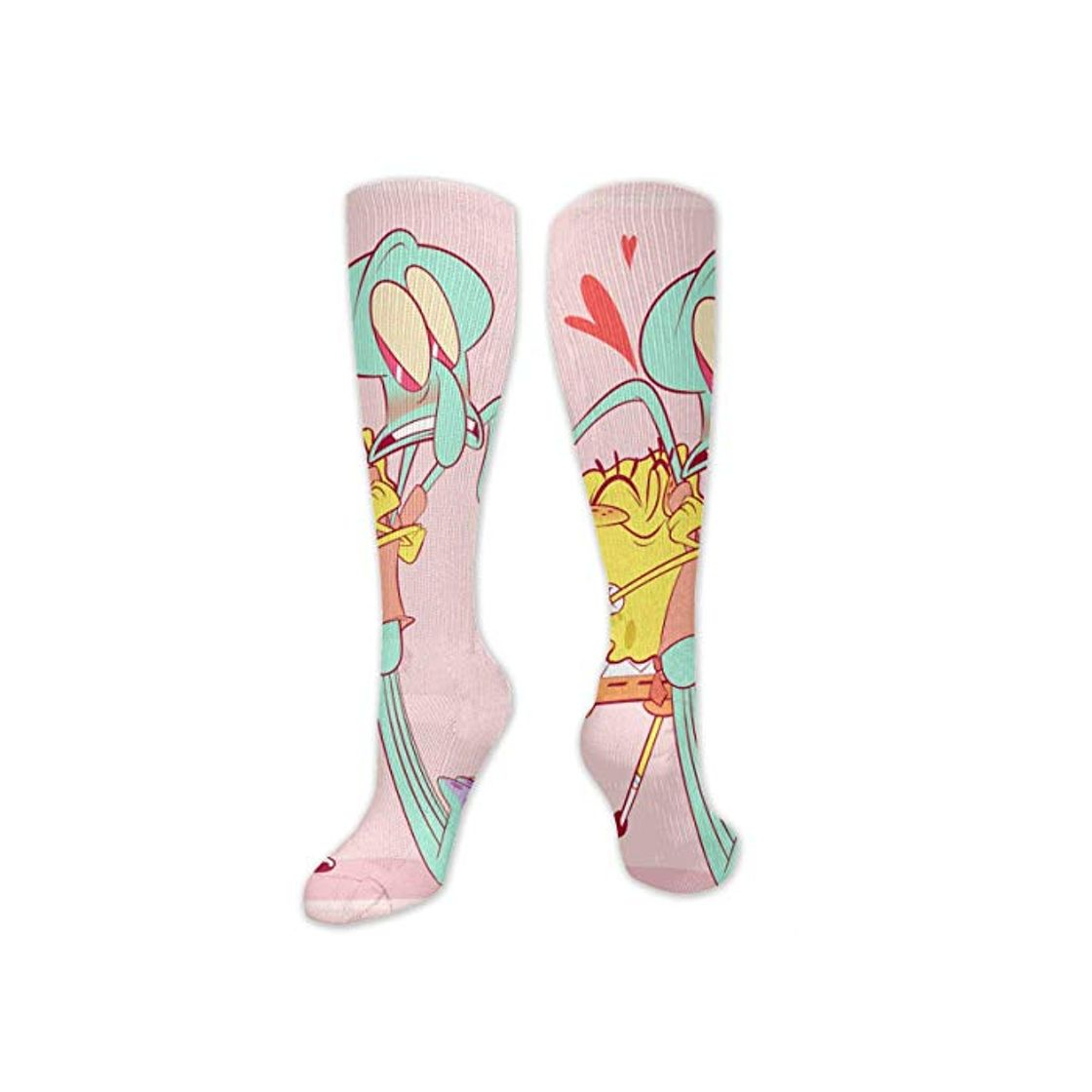 Product NHUXAYH Bob Esponja Amor Calamardo Tentáculos Calcetines Calcetines atléticos sobre la pantorrilla