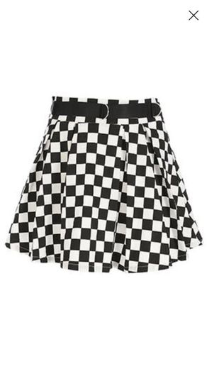 Checkered Aesthetic Skirt
