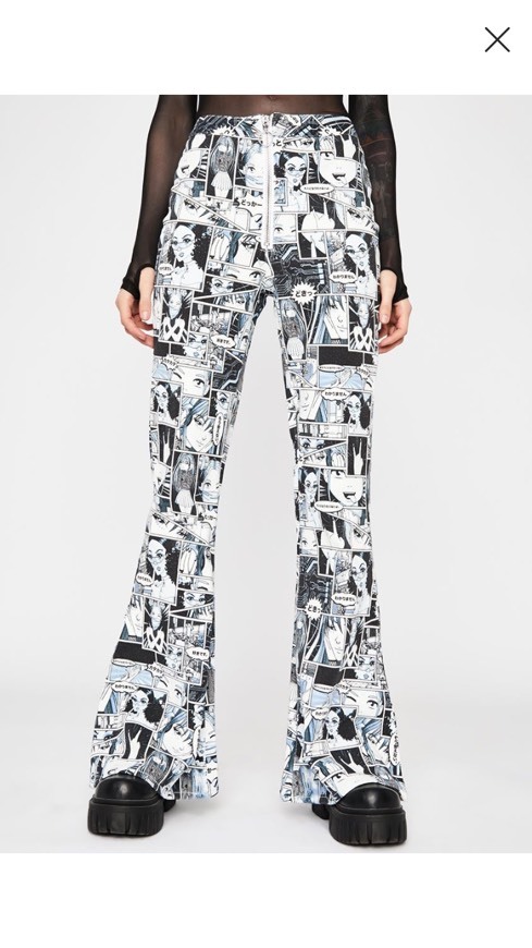 Moda Misfit Memoirs Flared Pants 