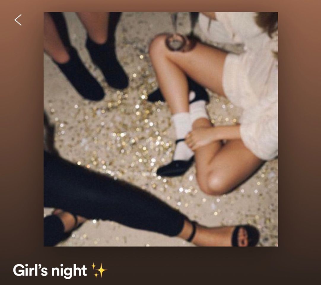 Moda Playlist no Spotify. Girl's night ✨