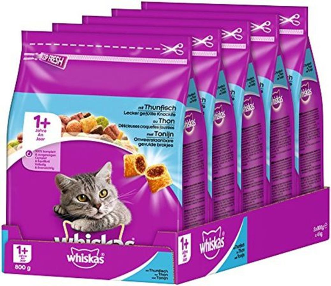 Products Whiskas Comida para Gatos Adultos, para Gatos a Partir de 1 Año