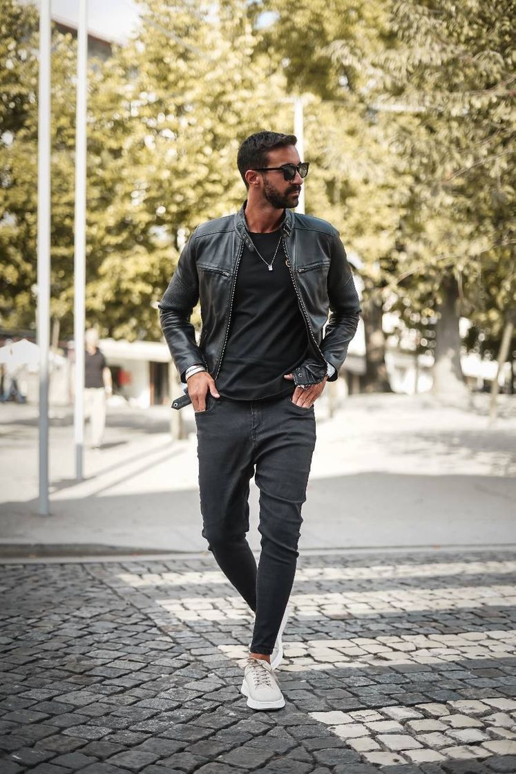 Social Black bike jacket from @zeethreads