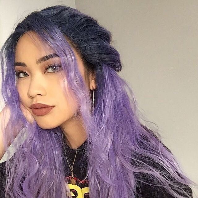 Social Cabelo roxo