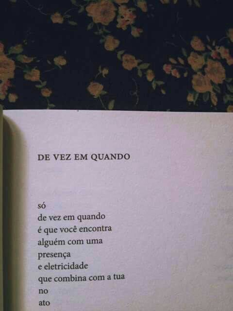 Só de vez em quando....