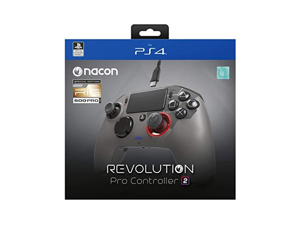 Product NACON PS4OFPADREV2RIG Mando y Volante Gamepad Playstation 4 Negro - Volante/Mando