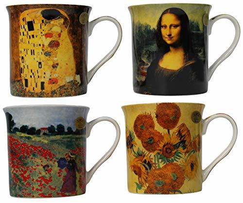 Producto Leonardo Colección Juego 4 China Tazas de Café Juego Gustav Klimt Da