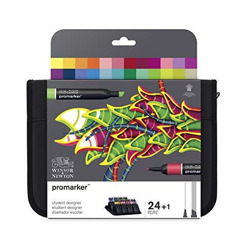 Social Winsor & Newton ProMarker - Pack de 24 rotuladores de diseño para