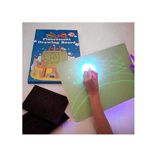 iLight - Nueva Pizarra Infantil Mágica de Dibujo con Luz - Juego