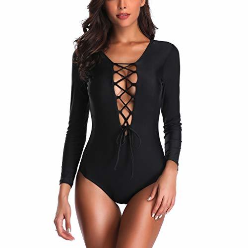 Product SHENGYUNPIO Womail Mujeres Set Protector Solar Traje De Surf Push-Up Sujetador De