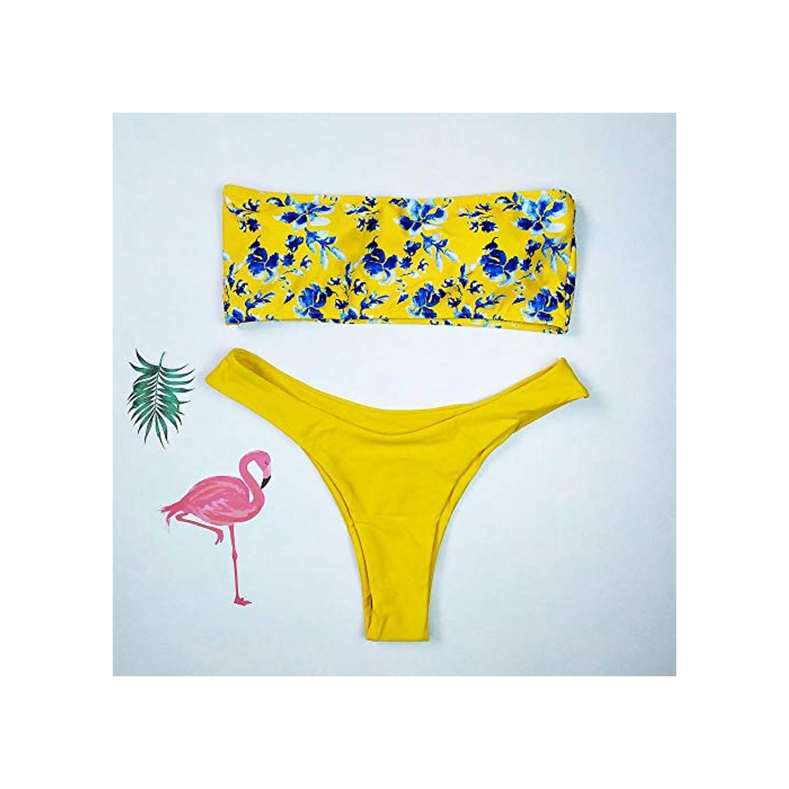 Product N/R Traje de baño de baño de Bikini de Cintura Alta Banho