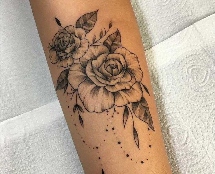 Moda Tatuagem de Flores! 