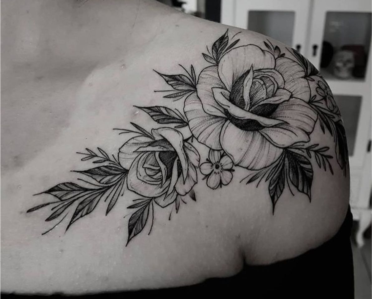 Moda Tatuagens floridas 