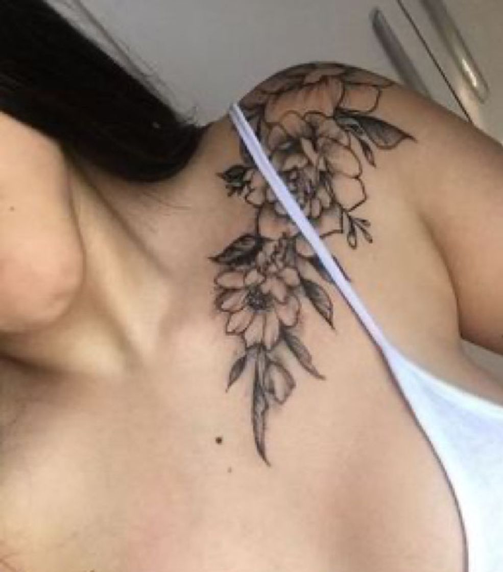 Moda Tatuagens floridas 