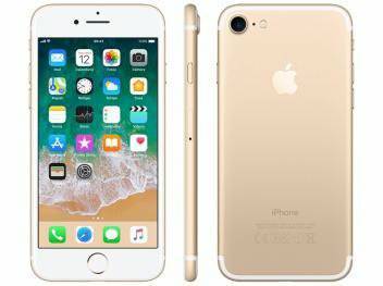 Fashion iPhone 7 Apple 128GB Dourado 4G Tela 4.7” Retina - Câm. 12MP