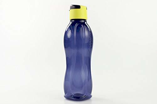 Home Tupperware Botella Ecológica Click de 750 ml Azul Oscuro/Amarillo púrpura 34100