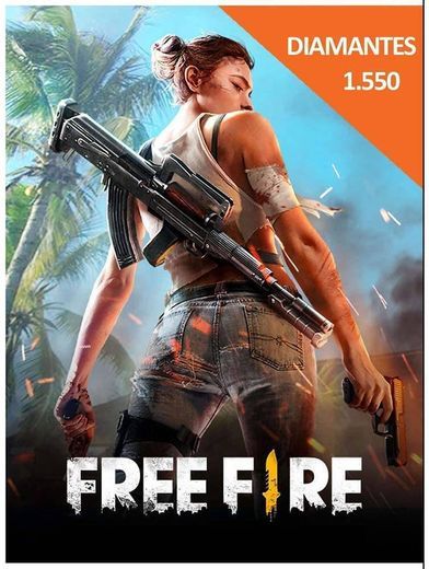 Producto Grift Card pra FREE FIRE com 1550 Diamantes