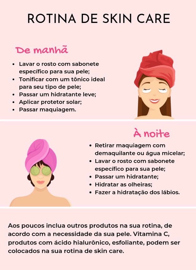 Moda Rotina manhã/noite