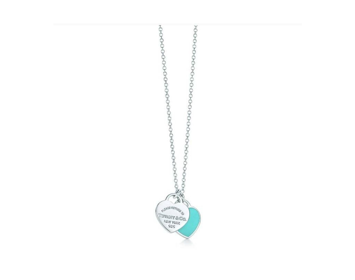 Producto Mini Double Heart Tag Pendant

