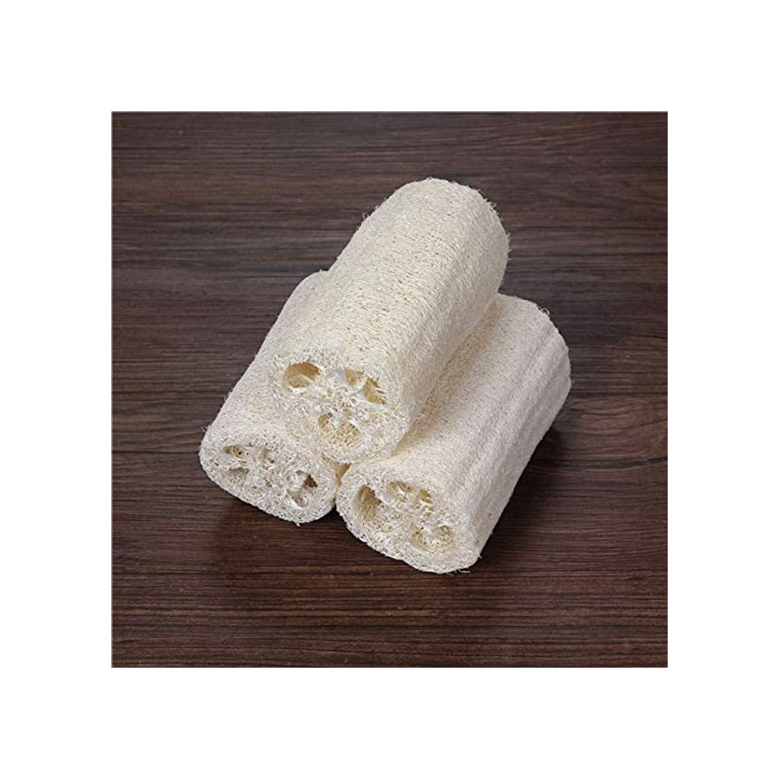 Producto Emilyisky 10cm Loofah Natural Loofah Sponge Bath Body Scrubber Exfoliating Luffa Sponge White