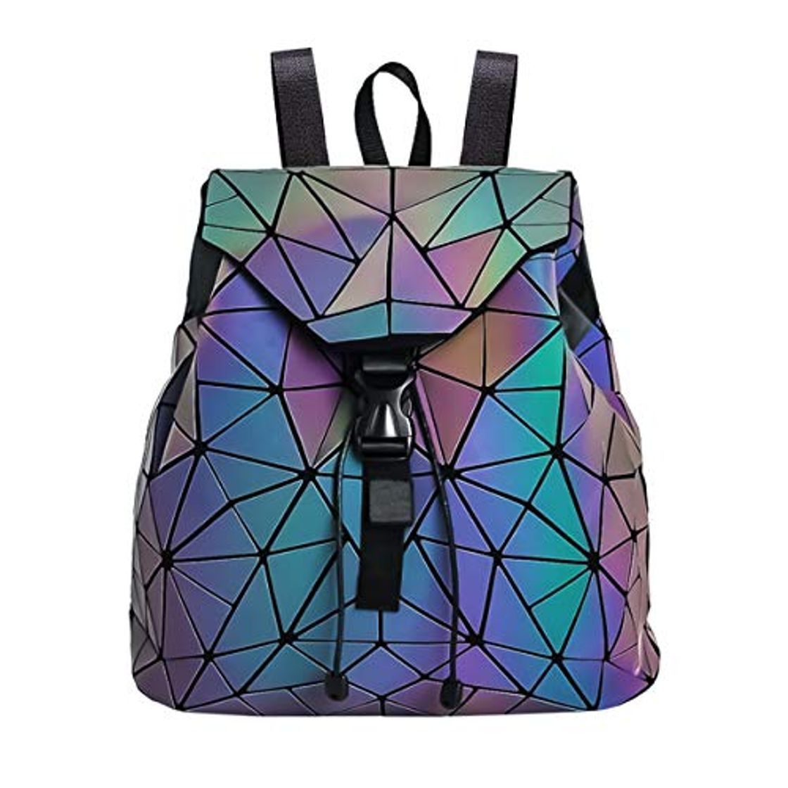 Productos Women Geometric Backpack Lingge Laser School Backpack